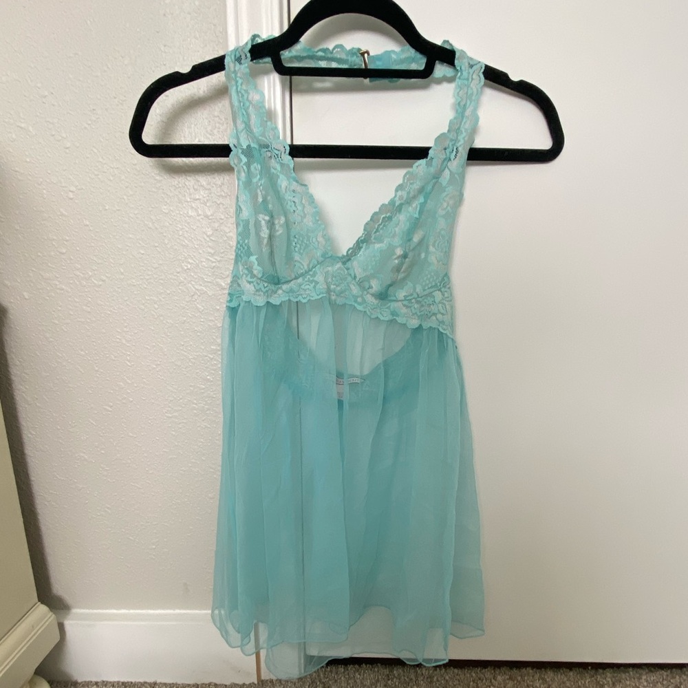 Victoria’s Secret Open Back Babydoll with Panties